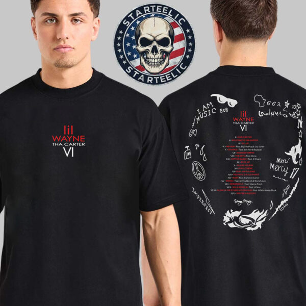 Lil Wayne Tha Carter VI 2025 Music List And Special Guest Two Sided Unisex T-Shirt