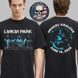 Linkin Park From Zero World Tour 2025 Merch Tee At Hradec Kralove In Czech Republic On June 14 2025 Two Sided Unisex T-Shirt