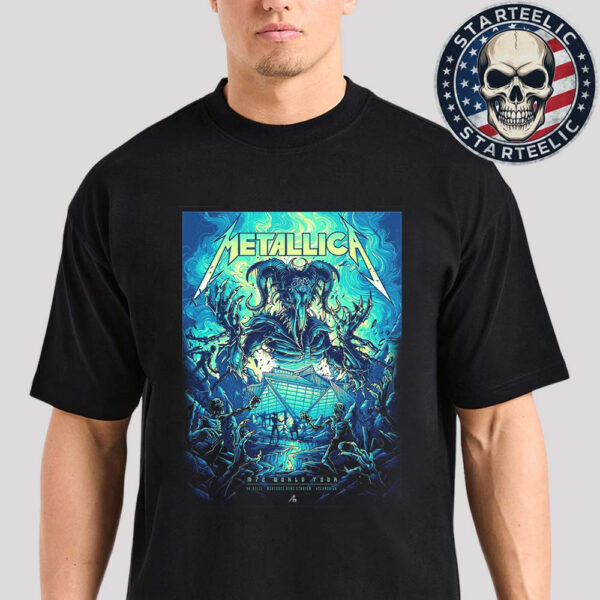 Metallica M72 Atlanta ATL 2025 Pop Up Poster In Atalanta GA At Mercedes Benz Stadium On June 3 2025 M72 World Tour 2025 Unisex T-Shirt