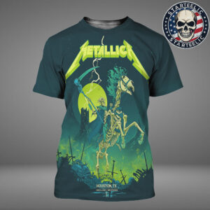 Metallica M72 Houston 2025 Merchandise Poster In Houston Texas At NRG Stadium On June 14 2025 All Over Print Shirt