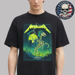 Metallica M72 Houston 2025 Merchandise Poster In Houston Texas At NRG Stadium On June 14 2025 Unisex T-Shirt