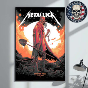 Metallica M72 Houston 2025 Pop Up Poster In Houston Texas At NRG Stadium On June 14 2025 M72 World Tour Home Decor Poster Canvas