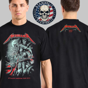 Metallica M72 Tampa 2025 Pop Up Tee At Raymond James Stadium In Tampa Florida On June 6th And 8th 2025 Two Sided T-Shirt