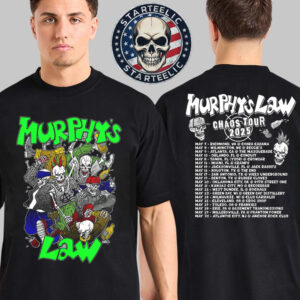 Murphy’s Law Chaos Tour 2025 Schedule Two Sided Unisex T-Shirt