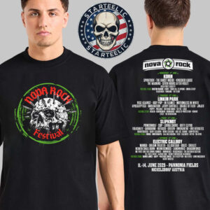 Nova Rock 2025 At Pannonia Fields In Nickelsdorf Austria On June 11-14 2025 Acid Skull Two Sided Unisex T-Shirt