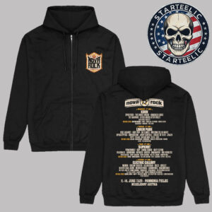 Nova Rock 2025 At Pannonia Fields In Nickelsdorf Austria On June 11-14 2025 Wappen Unisex Zip Hoodie