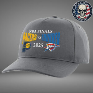 Oklahoma City Thunder Vs Indiana Pacers 2025 NBA Finals Matchup Classic Cap Hat Snapback