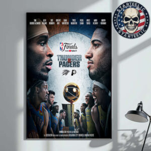 Oklahoma City Thunder Vs Indiana Pacers NBA Finals 2025 Home Decor Poster Canvas