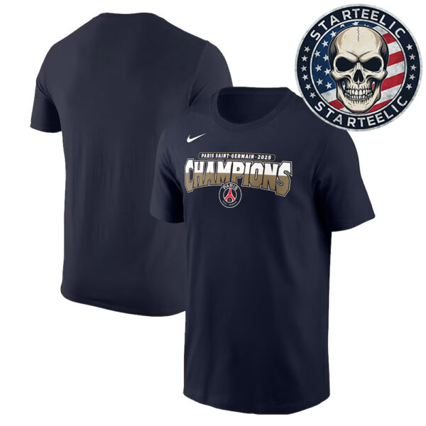 Paris Saint Germain Nike 2025 UEFA Champions League Winners Final Munich 2025 Core Unisex T-Shirt