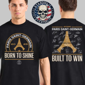 Paris Saint Germain Nike 2025 UEFA Champions League Winners Final Munich 2025 Signature Roster Two Sided Unisex T-Shirt