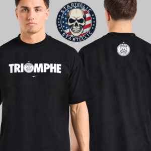 Paris Saint Germain X Nike Triomphe UCL Champions 2025 European Champions UEFA Champions League Munich 2025 Final Winners Two Sided Unisex T-Shirt