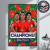 Portugal Cristiano Ronaldo Are UEFA Nations League Finalists Germany 2025 Home Decor Poster Canvas