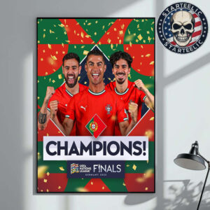 Portugal Are UEFA Nations League Champions Germany 2025 Home Decor Poster Canvas