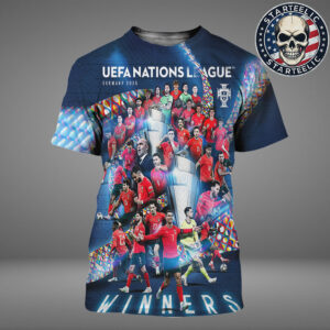 Portugal Are UEFA Nations League Winner Germany 2025 All Over Print Shirt