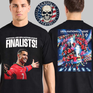 Portugal Cristiano Ronaldo Are UEFA Nations League Finalists Germany 2025 Two Sided Unisex T-Shirt