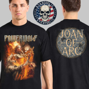 Powerwolf Joan Of Arc 2025 Two Sided Unisex T-Shirt