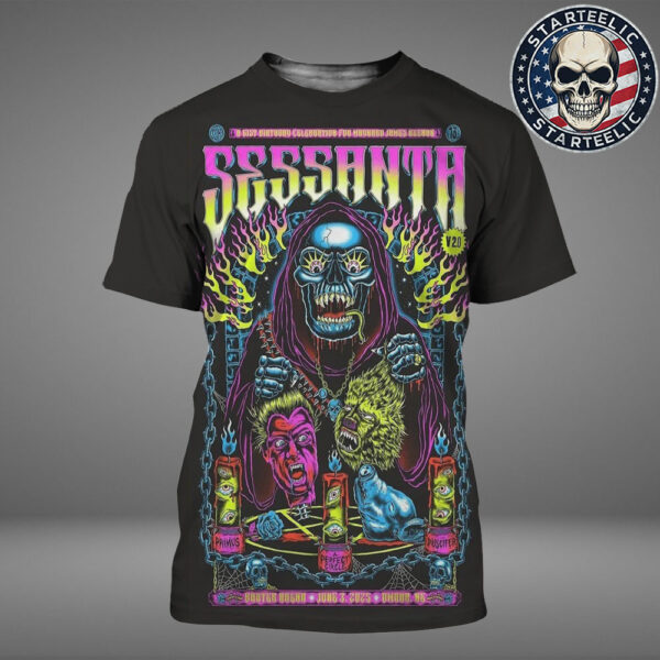 Sessanta V2.0 Tonight Poster At Baxter Arena In Omaha Nebraska On June 3 2025 All Over Print Shirt