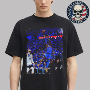 Shai Gilgeous Alexander Oklahoma City Thunder Game Frames NBA Unisex T-Shirt