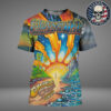 Wu Tang Clan Event Poster At NC Lenovo Center In Raleigh North Carolina On June 7th 2025 All Over Print Shirt