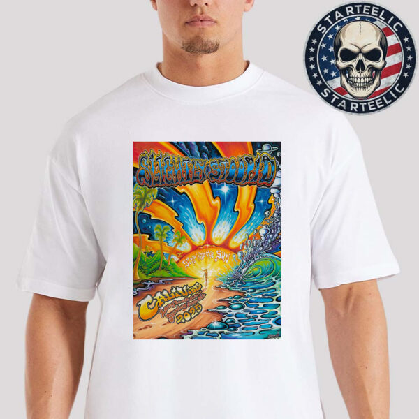 Slightly Stoopid Event Poster Step Into The Sun Cali Vibes 2025 At Long Beach In California On June 8th 2025 Unisex T-Shirt