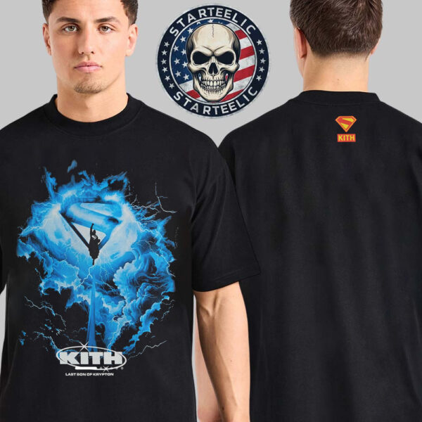 Superman X Kith 2025 Movie Lightning Vintage Tee Unisex T-Shirt