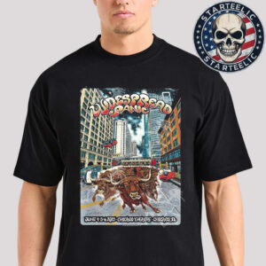 Widespread Panic Merch Poster At Chicago Theatre In Chicago IL On June 4th 5th 6th 2025 Unisex T-Shirt
