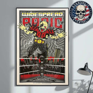 Widespread Panic Tonight Poster At Chicago Theatre In Chicago IL On June 4th 5th 6th 2025 Home Decor Poster Canvas