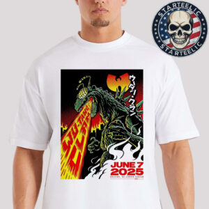 Wu Tang Clan Event Poster At NC Lenovo Center In Raleigh North Carolina On June 7th 2025 Unisex T-Shirt