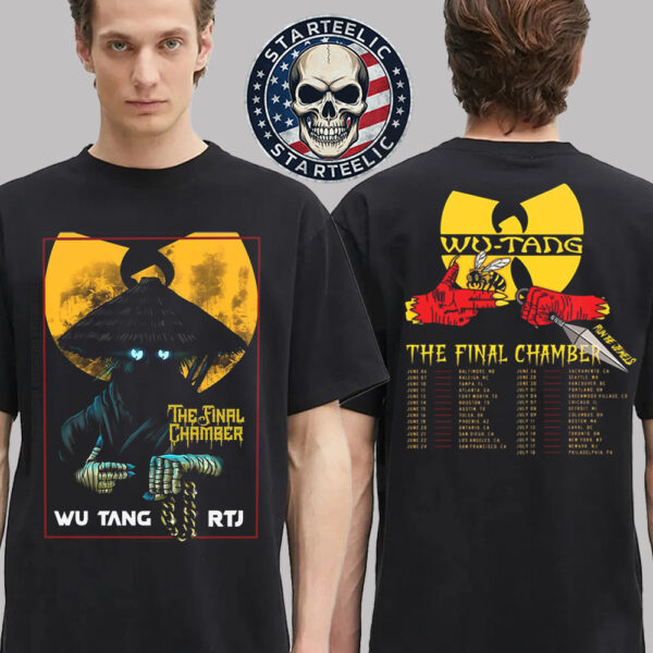 Wu Tang Clan X Run The Jewels Merch Tee The Final Chamber Schedule On Atlanta 2025 Two Sided Unisex T-Shirt