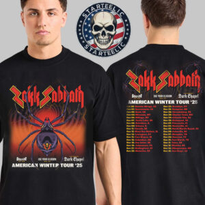 Zakk Sabbath American Winter Tour 2025 Schedule Date Lists Two Sided Unisex T-Shirt